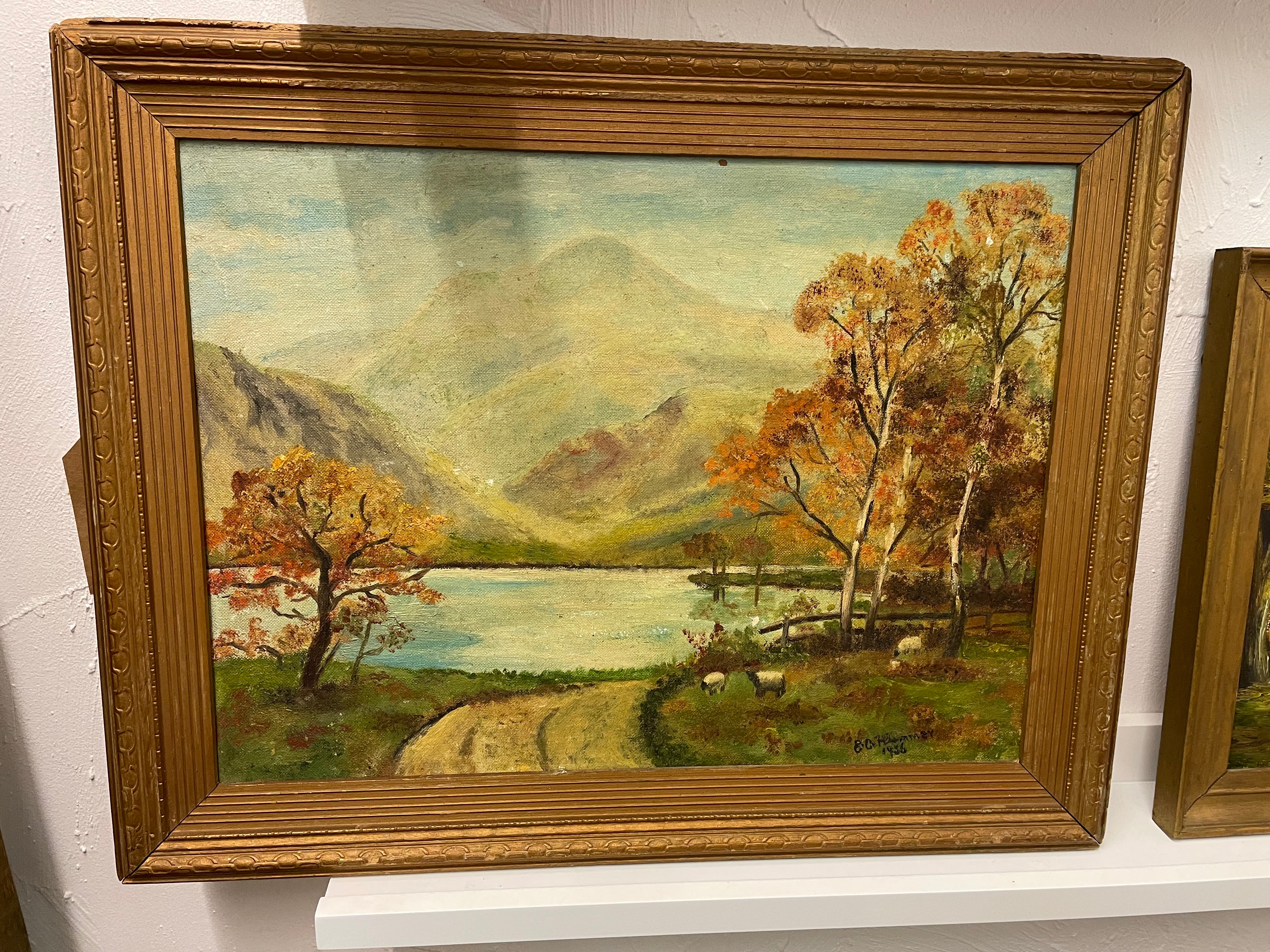 Autumn Landscape Original by Plummer 1956
